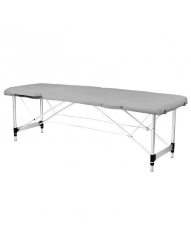 ALUMINIUM COMFORT FOLDING MASSAGE TABLE ACTIV FIZJO 2 SEGMENTS GRAY