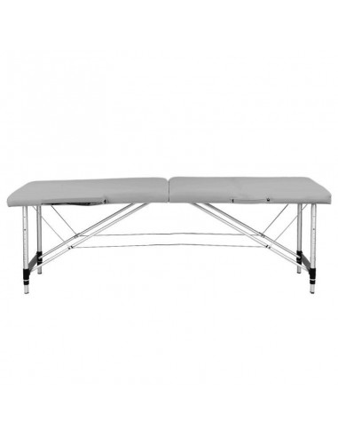 ALUMINIUM COMFORT FOLDING MASSAGE TABLE ACTIV FIZJO 2 SEGMENTS GRAY