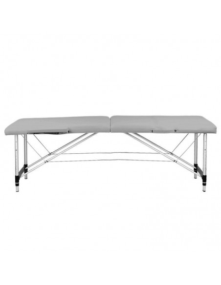 ALUMINIUM COMFORT FOLDING MASSAGE TABLE ACTIV FIZJO 2 SEGMENTS GRAY