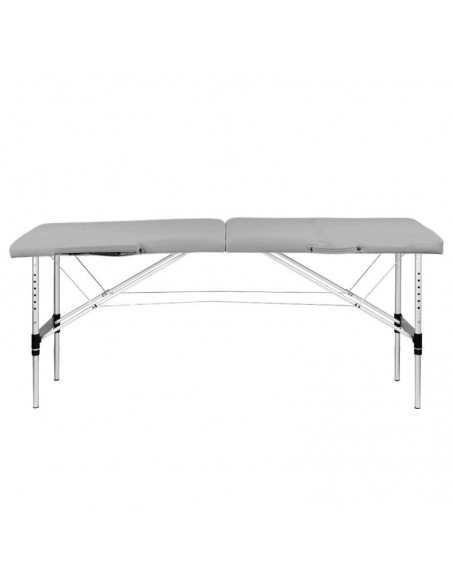 ALUMINIUM COMFORT FOLDING MASSAGE TABLE ACTIV FIZJO 2 SEGMENTS GRAY