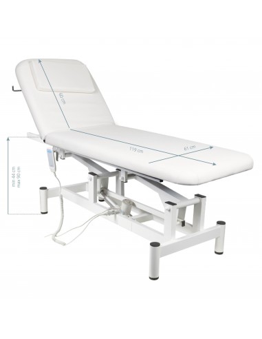 SILLON ELECTRIC LOUNGER FOR MASSAGE 079 1 MOTOR WHITE