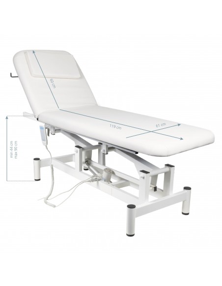 SILLON ELECTRIC LOUNGER FOR MASSAGE 079 1 MOTOR WHITE