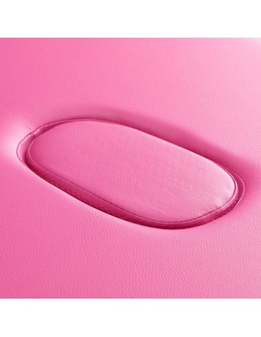 ALUMINIUM COMFORT FOLDING MASSAGE 2 SEGMENTS PINK BLACK