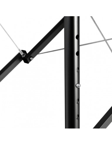 ALUMINIUM COMFORT FOLDING MASSAGE 2 SEGMENTS PINK BLACK