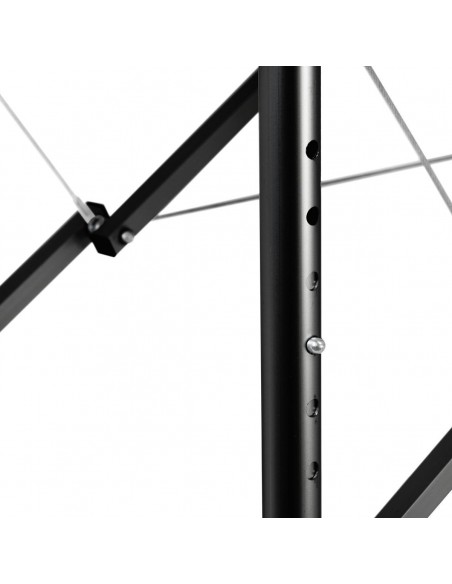 ALUMINIUM COMFORT FOLDING MASSAGE 2 SEGMENTS PINK BLACK