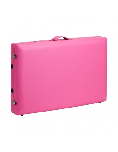 ALUMINIUM COMFORT FOLDING MASSAGE 2 SEGMENTS PINK BLACK
