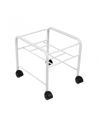 PEDICURE TRAY WITH WHEELS SIMPLE WHITE