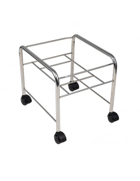 PEDICURE TRAY WITH CHROME WHEELS STRAIGHT