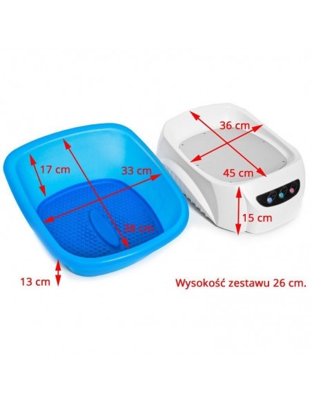 SHOWER TRAY WITH MASSAGER AZZURRO