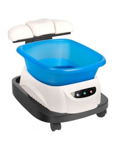 TRAY WITH MASSAGER AND TROLLEY AZZURRO