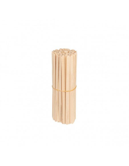 Wooden spatula, small 140x6x1.4mm - 150 pieces