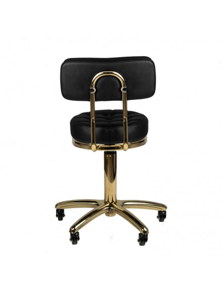 Cosmetic stool gold am-961 black