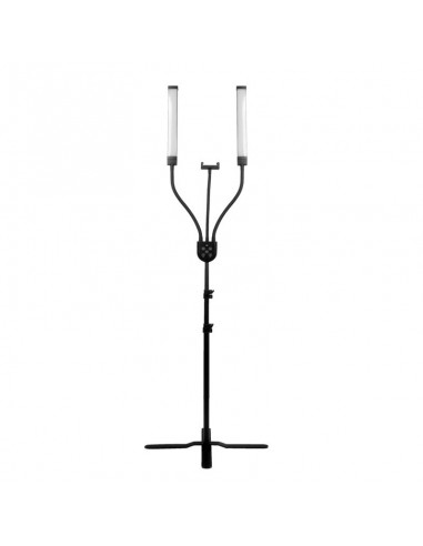 LED lamp for eyelashes and makeup polluks iv type msp-mj-02 black with a remote control