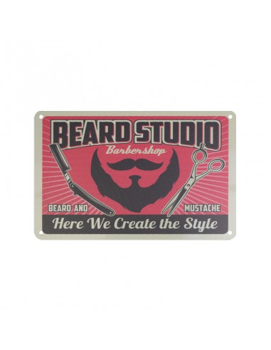 Decorative plaque barber b003