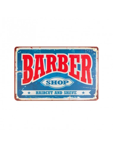 Decorative plaque barber b006