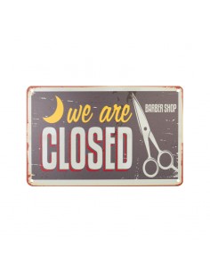 Decorative plaque barber b008