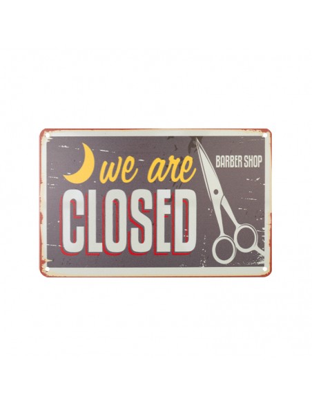 Decorative plaque barber b008