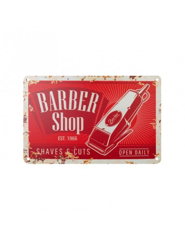 Decorative plaque barber b013