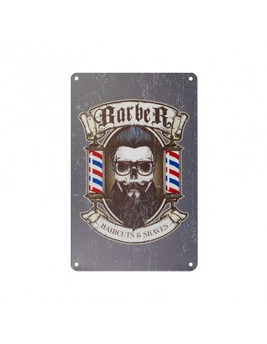 Decorative plaque barber b014