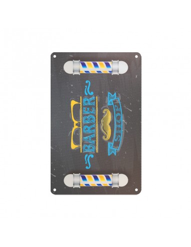 Decorative plaque barber b044