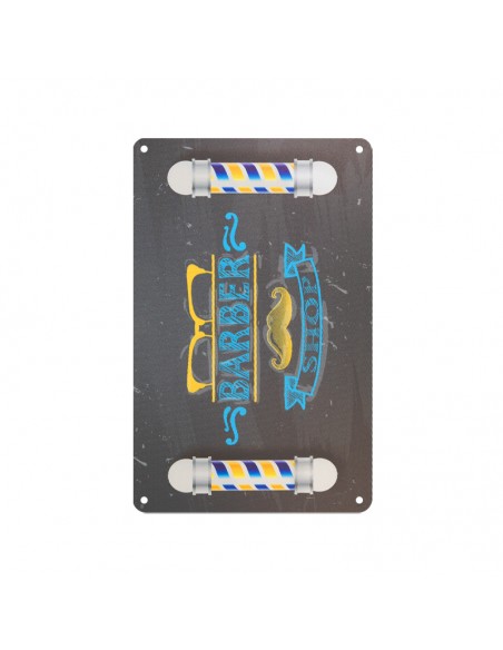 Decorative plaque barber b044