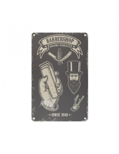 Decorative plaque barber b047