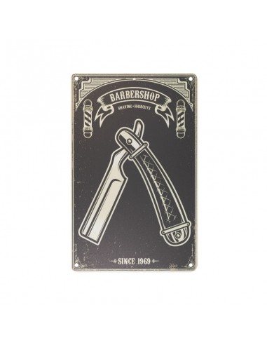 Decorative plaque barber b048