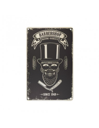 Decorative plaque barber b059