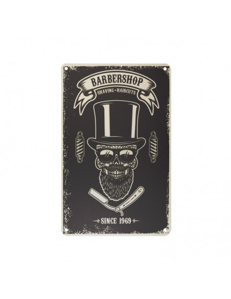 Decorative plaque barber b059
