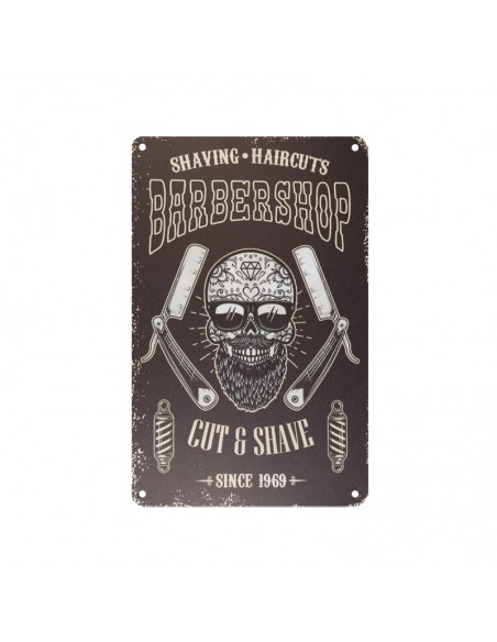 Decorative plaque barber b071
