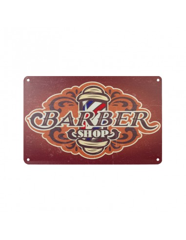 Decorative plaque barber b084