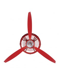 Decoration clock red propeller