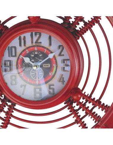 Decoration clock red propeller