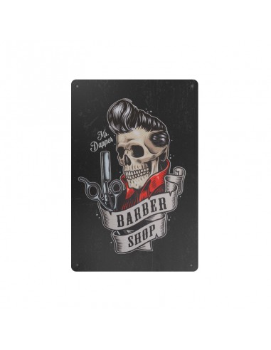 Decorative plaque barber b019