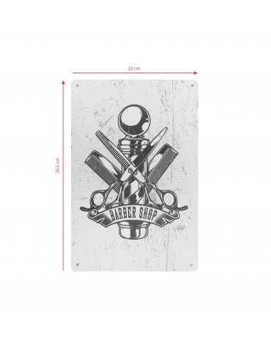Decorative plaque barber b024