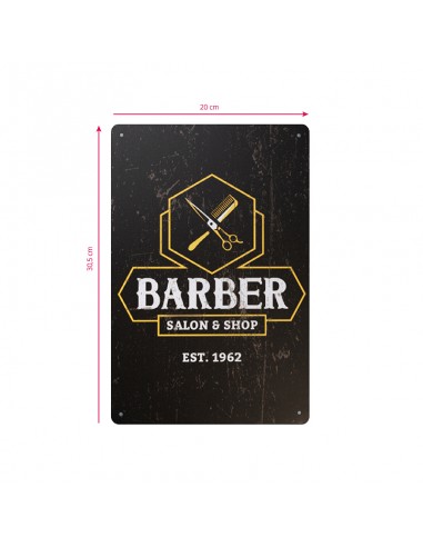Decorative plaque barber b035