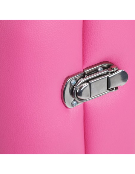 Folding massage table wooden Activ Fizjo comfort 2 segment pink