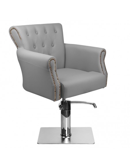 Hair system barber chair ber 8541 gray