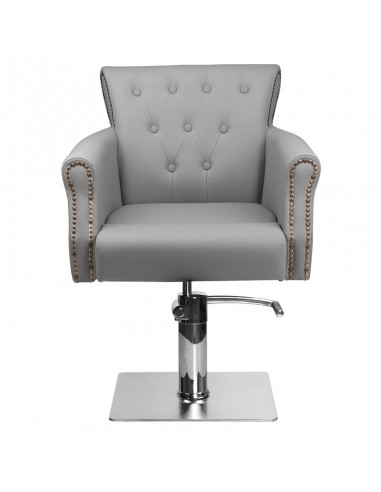 Hair system barber chair ber 8541 gray