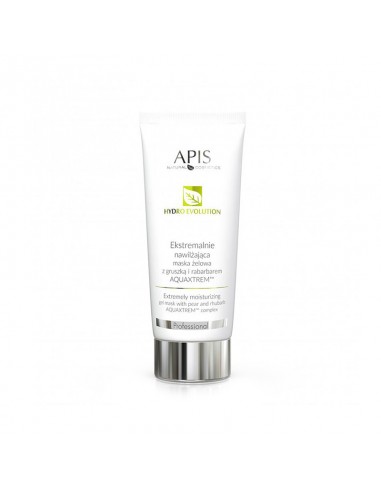 Apis hydro evolution extremely moisturizing gel mask with pear and rhubarb aquaxtrem ™ 200ml