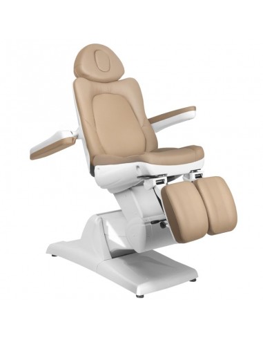 Electric cosmetic chair azzurro 870s pedi 3 strong cappuccino