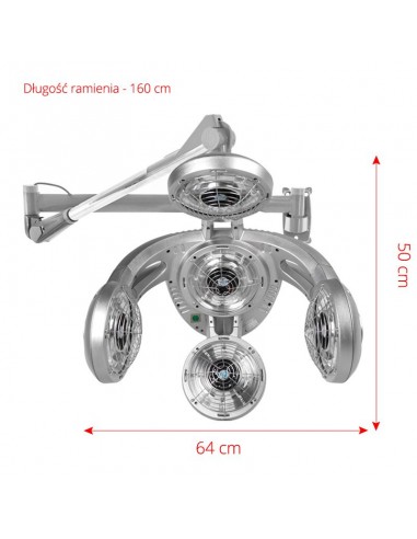 Gabbiano infrazon hanging gd-505w silver