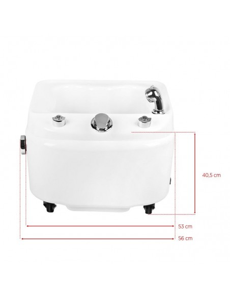 Azzurro tray for pedicure with hydromassage a023