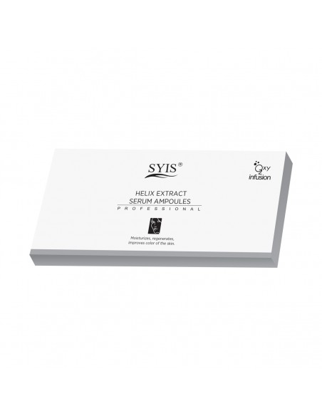 Syis ampoules with snail slime helix extract serum 10x3ml