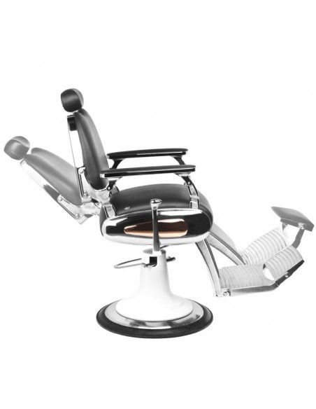 Gabbiano black moto style barber chair