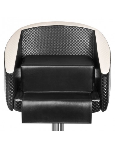 Black children's seat on the barber's chair