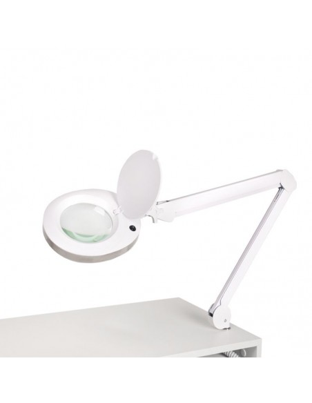 Inox tube magnifier lamp holder