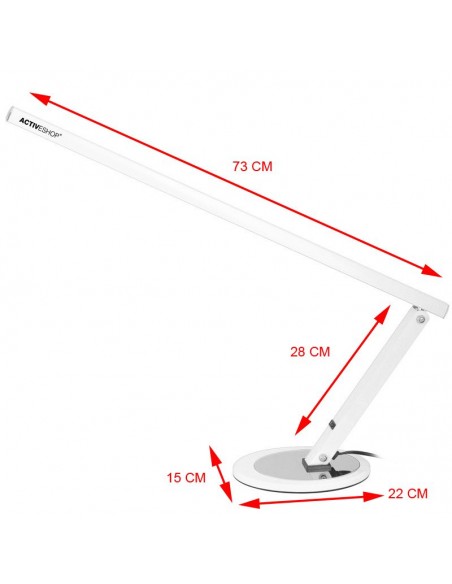 White led slim desk lamp White led slim desk lamp