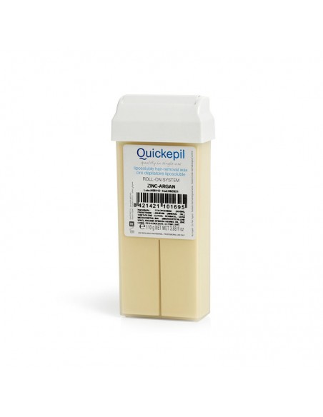 Quickepil depilatory wax roll zink-argan 110g