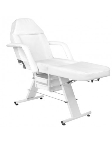 Basic 202 cosmetic chair with trays white 